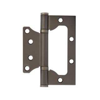 Петля накладная VETTORE FLUSH 125×75×2.5mm MBP (Чёрный матовый)