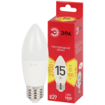 LED B35-15W-827-E27 R  Лампа светодиодная ЭРА RED LINE LED B35-15W-827-E27 R 15Вт свеча теплый белый