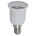 ACS PRH-E14/E27-PLA-WH  Переходник ЭРА E14-E27 пластиковый белый