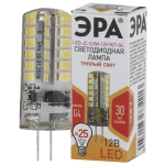 LED JC-3,5W-12V-827-G4  Лампа светодиодная ЭРА STD LED JC-3,5W-12V-827-G4 3,5Вт капсула теплый белый