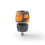 GF80005043  Коннектор GF GF80005043 для шланга быстросъёмный 1/2 с аквастопом и накладками soft-touc