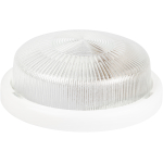 НБО 05-100-001  Светильник ЭРА НБО 05-100-001 с ободком Рондо пластик/стекло IP44 E27 max 100Вт круг