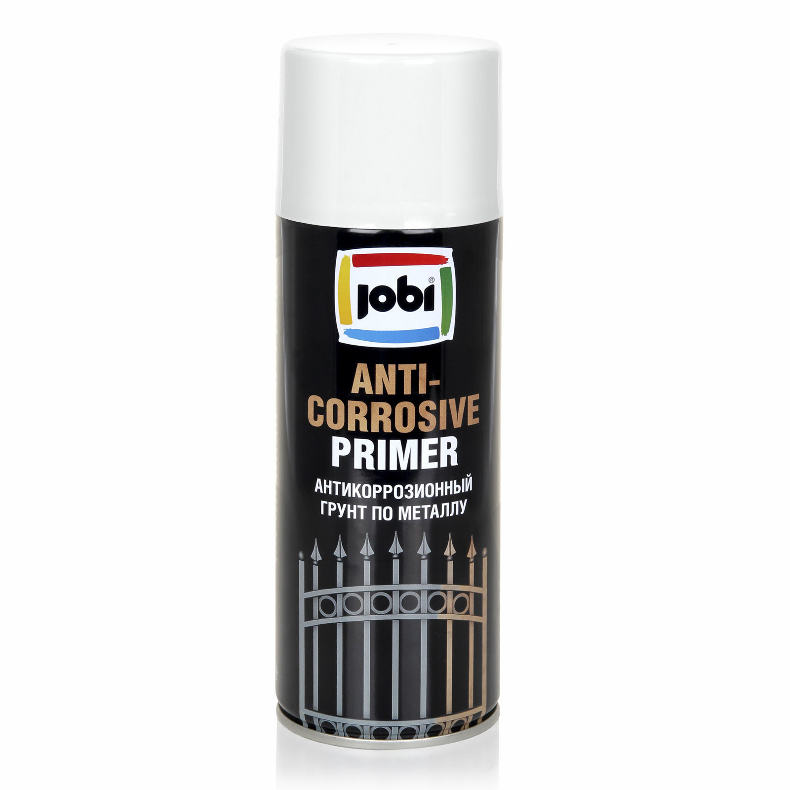 Антикоррозионный грунт по металлу JOBI Anti-corrosive Primer Цвет: Белый, Фасовка: 520 мл