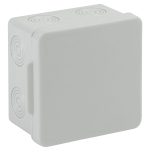 KOR-80-80-50-7  Распаячная коробка ЭРА KOR-80-80-50-7 открытой установки серая 80х80х50мм без гермов