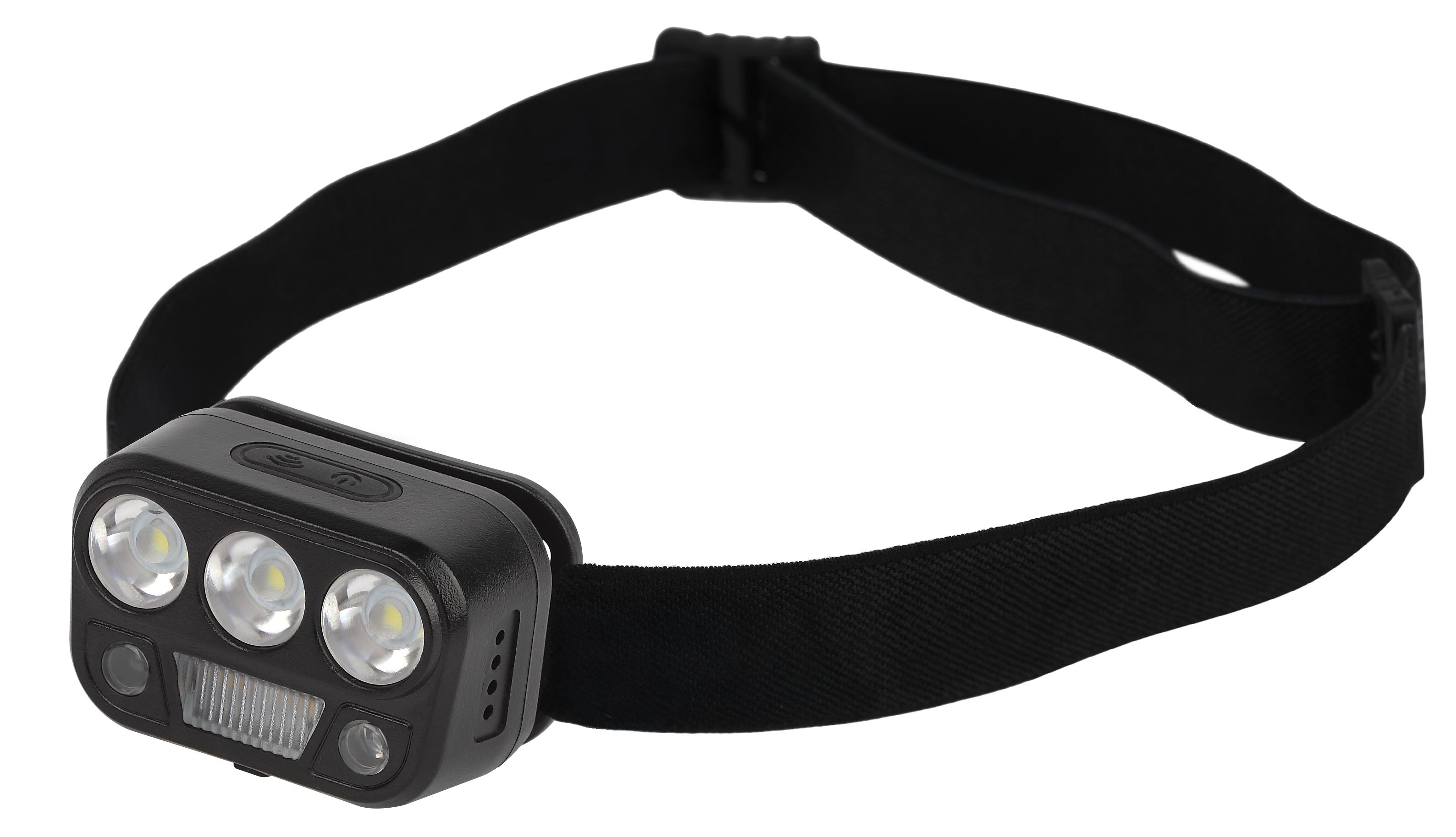 Фонарь налобный светодиодный Трофи GA-105 аккумуляторный 3+3+3 Bт сенсорное управление 5 режимов