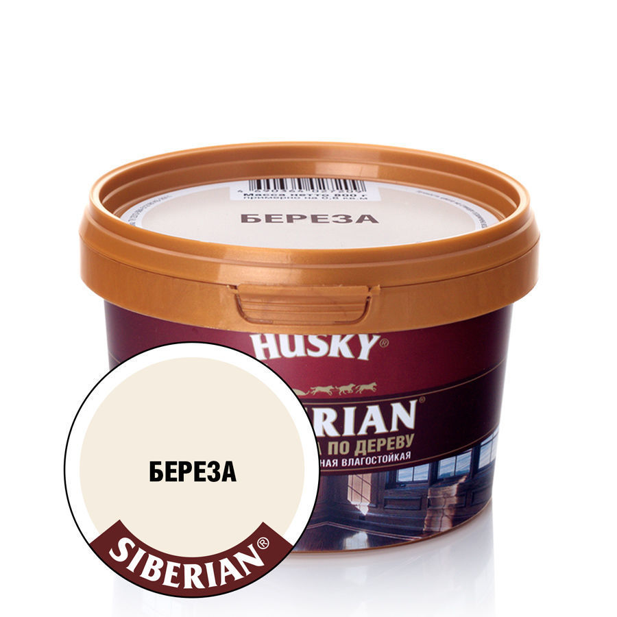 HUSKY Шпатлевка по дереву береза -20С° (0,8кг; 12шт)