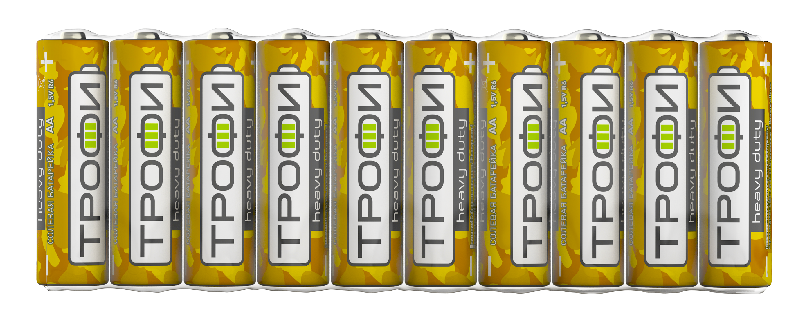 Батарейки Трофи R6-10S CLASSIC HEAVY DUTY Zinc (60/1200/26400)