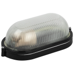 НБП 04-60-001 черный  Светильник ЭРА НБП 04-60-001 Акватермо алюминий/стекло IP54 E27 max 60Вт 212х1