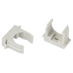 CLIP-25-G-MP  Крепеж-клипса ЭРА CLIP-25-G-MP для трубы прямой монтаж серая d25мм 50шт