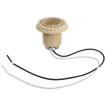 ACS PTR/KOL-E27-PLA-BE-CAB  Патрон ЭРА Е27 с проводом 30 см пластиковый бежевый