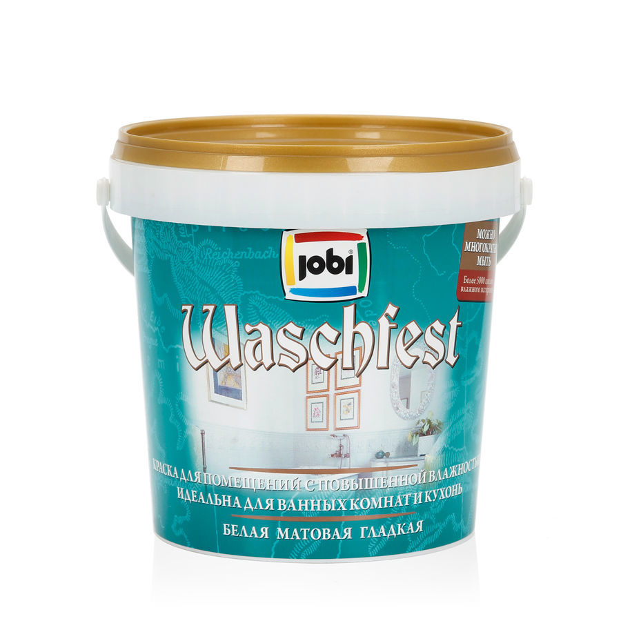 JOBI WASCHFEST Краска для ванных и кухонь  (0,9л; 6шт)