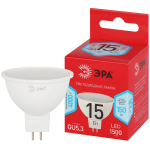 LED MR16-15W-840-GU5.3 R  Лампа светодиодная ЭРА RED LINE LED MR16-15W-840-GU5.3 R 15Вт софит нейтра