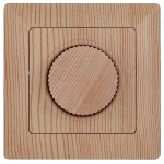 4-401-11  Светорегулятор Intro Solo 4-401-11 поворотный, 600Вт 230В, IP20, СУ, сосна