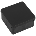 KOR-100-100-50-9g-2MP-B  Распаячная коробка ЭРА KOR-100-100-50-9g-2MP-B двухкомпонентная HF стойкая 