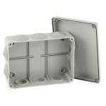 KORv-150-110-70-10g  Распаячная коробка ЭРА KORv-150-110-70-10g открытой установки серая 150х110х70м