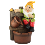 GAUF-02  GAUF-02 GREEN APPLE Уличный фонтан Гном 56 см