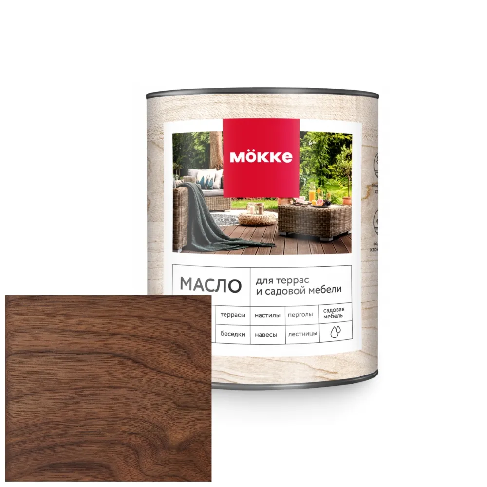 Масло для террас MOKKE (фундук) 0,04 л