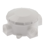 KOR-70-35-3-w  Распаячная коробка ЭРА KOR-70-35-3-w открытой установки белая 70х35мм трехрожковая IP