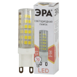 LED JCD-7W-CER-827-G9  Лампа светодиодная ЭРА STD LED JCD-7W-CER-827-G9 7Вт керамика капсула теплый 