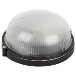 НБП 03-60-001 черный  Светильник ЭРА НБП 03-60-001 Акватермо алюминий/стекло IP54 E27 max 60Вт D176 