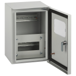 stmS-1n-6  Корпус металлический навесной ЭРА SIMPLE ЩУ-1Н-6 (ЩУРН) (290х190х145) IP54 У2 серый
