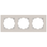 6-503-06  Рамка для розеток и выключателей Intro Accent 6-503-06 на 3 поста, СУ, перламутр