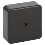 BS-B-75-75-28  Распаячная коробка ЭРА BS-B-75-75-28 для кабель-канала черная 75х75х28мм IP40