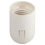 ACS PTR/P-E27-PLA-WH-BN  Патрон ЭРА Е27 подвесной пластик белый без наклейки групповая упаковка 50 ш