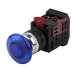 BBG30-AEA-K07E  Кнопка ЭРА BBG30-AEA-K07E AEА-22 Грибок синий d22мм 1з+1р