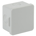 KOR-65-65-50-4  Распаячная коробка ЭРА KOR-65-65-50-4 открытой установки серая 65х65х50мм без гермов