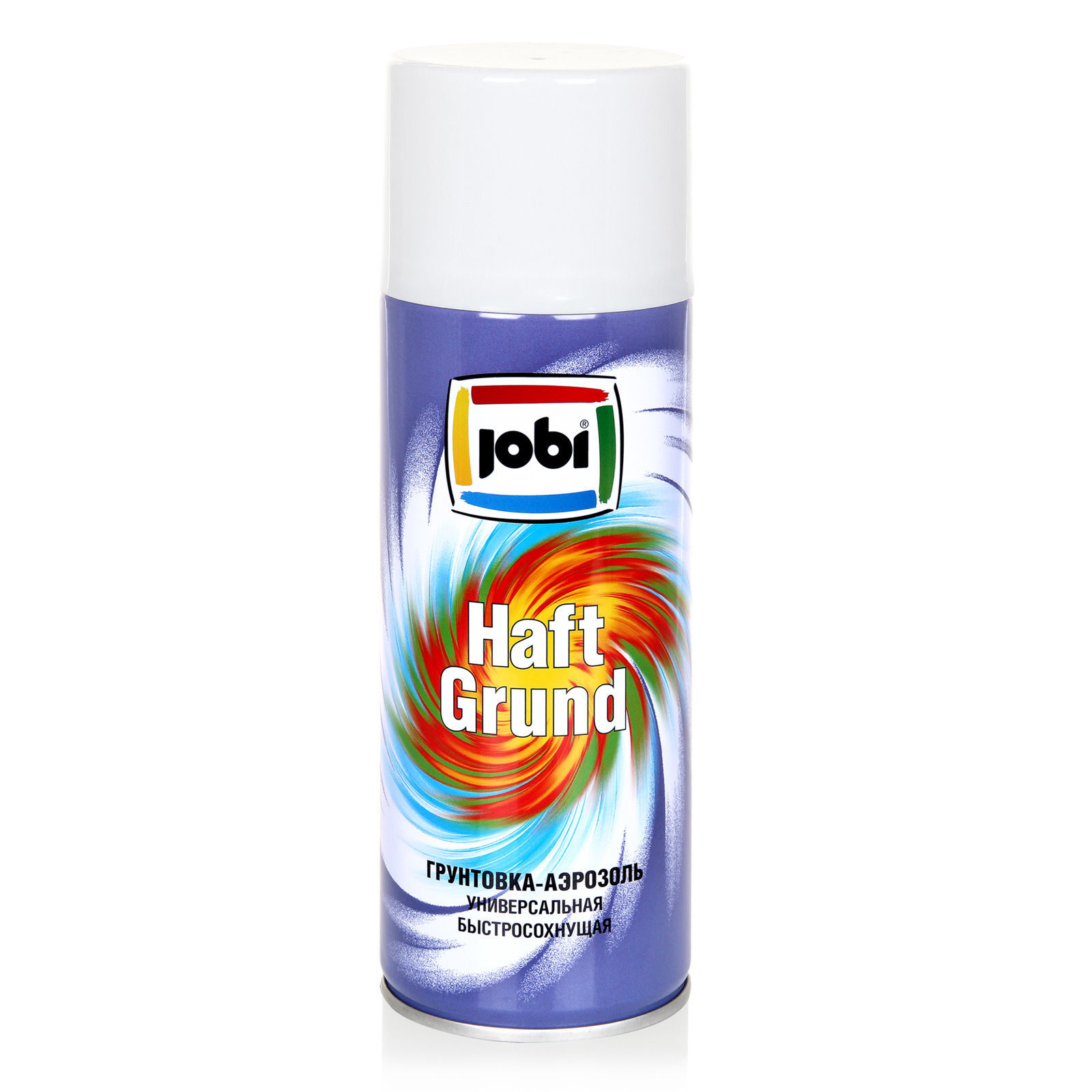 Белый акриловый грунт-аэрозоль акриловый JOBI Haftgrund Фасовка: 520 мл