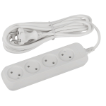 UDL-10-450  Удлинитель электрический ЭРА UDL-10-450 Greenline 4 розетки без заземления 5м ПВС 2x0.75