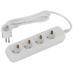 UDL-16-415-E  Удлинитель электрический ЭРА UDL-16-415-E Greenline 4 розетки с заземлением 1,5м ПВС 3