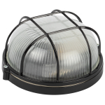 НБП 03-60-002 черный  Светильник ЭРА НБП 03-60-002 Акватермо алюминий/стекло решетка IP54 E27 max 60