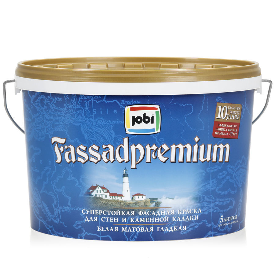 JOBI FASSADPREMIUM Краска фасадная премиум  (5л)