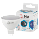 LED MR16-10W-840-GU5.3  Лампа светодиодная ЭРА STD LED MR16-10W-840-GU5.3 10Вт софит нейтральный бел