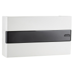 BOXS-18-p-s-t  Корпус пластиковый навесной ЭРА TREND ЩРН-П-18 IP41 прозрачная крышка белый