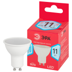 LED MR16-11W-840-GU10 R  Лампа светодиодная ЭРА RED LINE LED MR16-11W-840-GU10 R 11Вт софит нейтраль