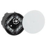 KRT-k-74-42  Распаячная коробка ЭРА KRT-k-74-42 скрытой установки черно-белая 72х42мм для твердых ст