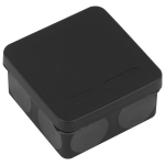 KOR-80-80-40-9g-2MP-B  Распаячная коробка ЭРА KOR-80-80-40-9g-2MP-B двухкомпонентная HF стойкая к УФ