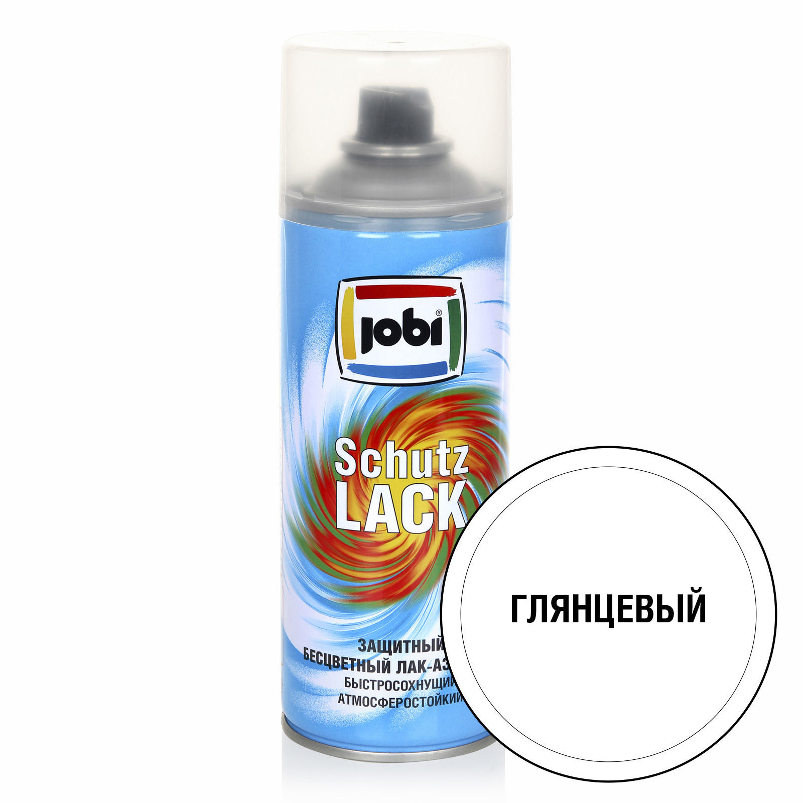 Прозрачный акриловый лак-аэрозоль JOBI Schutzlack Степень блеска: Глянцевый, Фасовка: 520 мл