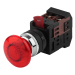 BBG30-AEA-K04E  Кнопка ЭРА BBG30-AEA-K04E АEА-22 Грибок красный d22мм 1з+1р