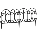 GAZS-6133  GAZS-6133 GREEN APPLE Заборчик садовый, 4 секции, раз-р секции 61*33cм, общ. длина  2.42 