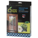 GBN007  GBN007 GREEN APPLE Магнитная сетка на дверь 2штx210смx50см, магнитный замок, 12шт липучка кр