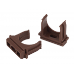 CLIP-25-O  Крепеж-клипса ЭРА CLIP-25-O для трубы дуб d25мм 10шт
