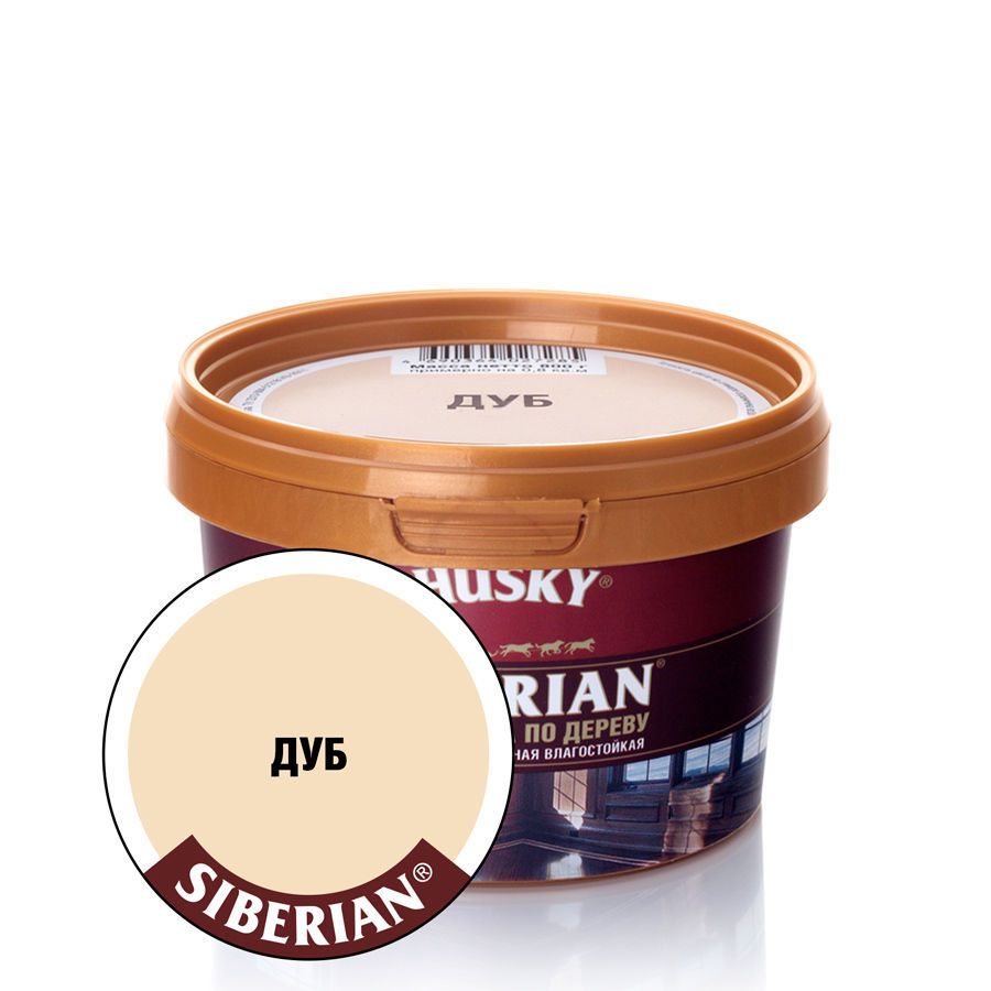 HUSKY Шпатлевка по дереву дуб -20С° (0,4кг; 12шт)