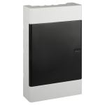 BOXS-36-p-s-t  Корпус пластиковый навесной ЭРА TREND ЩРН-П-36 IP41 прозрачная крышка белый