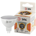 LED MR16-12W-827-GU5.3  Лампа светодиодная ЭРА STD LED MR16-12W-827-GU5.3 12Вт софит теплый белый св