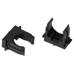 CLIP-25-B-MP  Крепеж-клипса ЭРА CLIP-25-B-MP для трубы прямой монтаж черная d25мм 50шт