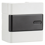 BOXS-06-p-s-t  Корпус пластиковый навесной ЭРА TREND ЩРН-П-06 IP41 прозрачная крышка белый